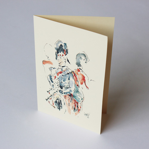 Greeting Cards Pipers - Pack of 3