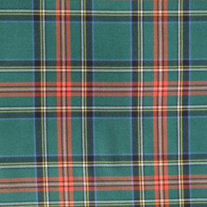 Scots Guards Green Stewart George VI Tartan 0.5 Metre